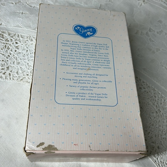 🖤1988 Vogue Dolls ‘GINNY MAKING IT BETTER’ 8” Doll W/ Pet Dog Collection - Picture 9 of 13